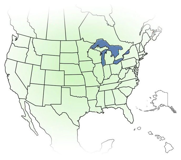 united states map